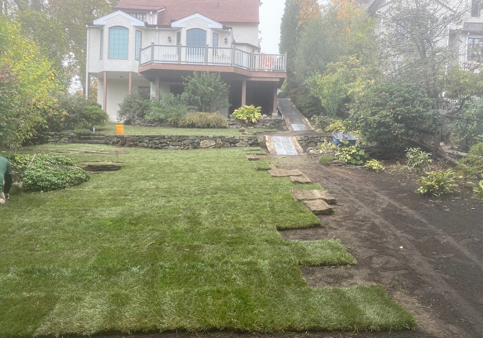 Sod installation 1